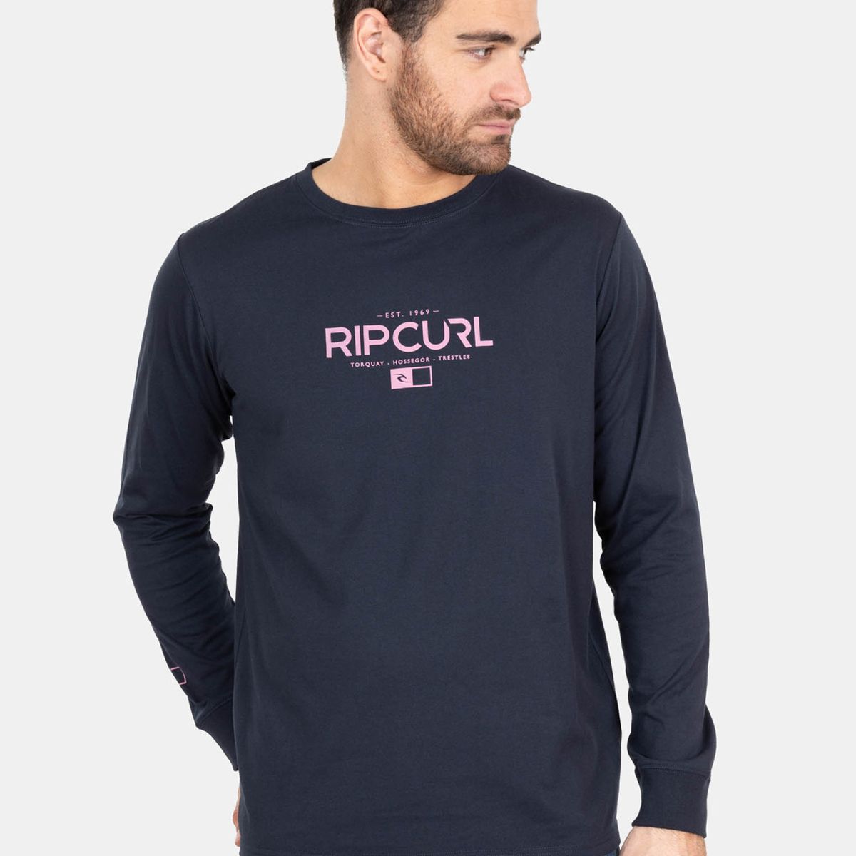 RIP CURL - Polera Wetsuit Mfg Co. Ls Tee Hombre Rip Curl