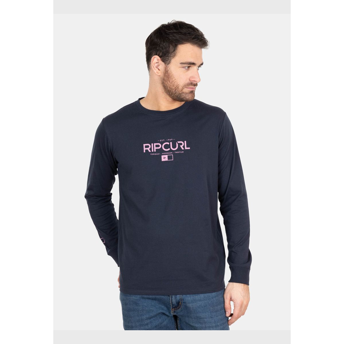RIP CURL - Polera Wetsuit Mfg Co. Ls Tee Hombre Rip Curl