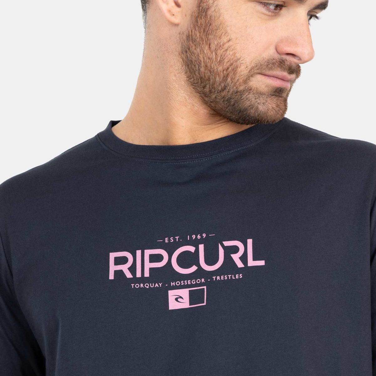 RIP CURL - Polera Wetsuit Mfg Co. Ls Tee Hombre Rip Curl