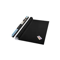 IMPORTCLICK - Pizarra Pared Adhesiva 200cm x 45 cm Negra