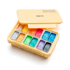 HIMI - Set de gouache metalizada 12 colores 12ml