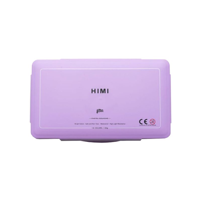 HIMI - Set de pintura 18 colores gouache pastel himi 30g