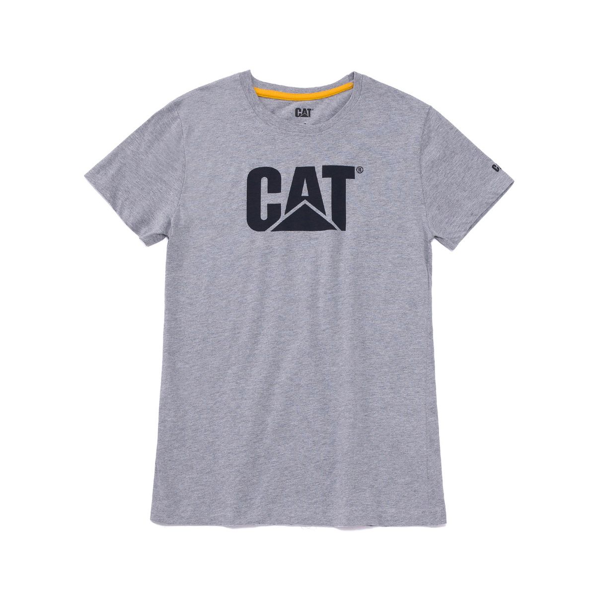 CAT - Polera Manga Corta Mujer WomenS Tm Logo Tee Gris CAT