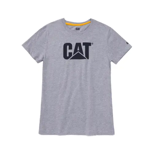 CAT - Polera Manga Corta Mujer WomenS Tm Logo Tee Gris