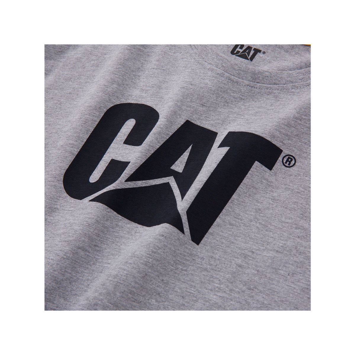 CAT - Polera Manga Corta Mujer WomenS Tm Logo Tee Gris CAT