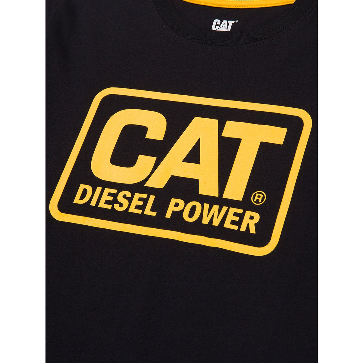 CAT - Polera Manga Corta Hombre Diesel Power Tee Negro CAT