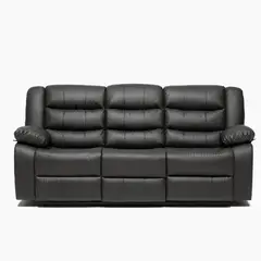 DANIELS - Sofa 3 Cuerpos Reclinable Portavasos Moderno Roma