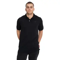 CAT - Polera Polo Hombre Logo Jersey Polo Negro