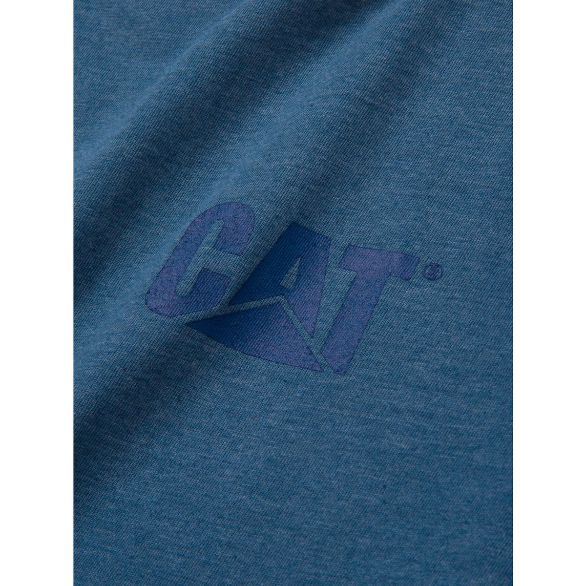 CAT - Polera Manga Corta Hombre Trademark Tee Celeste CAT