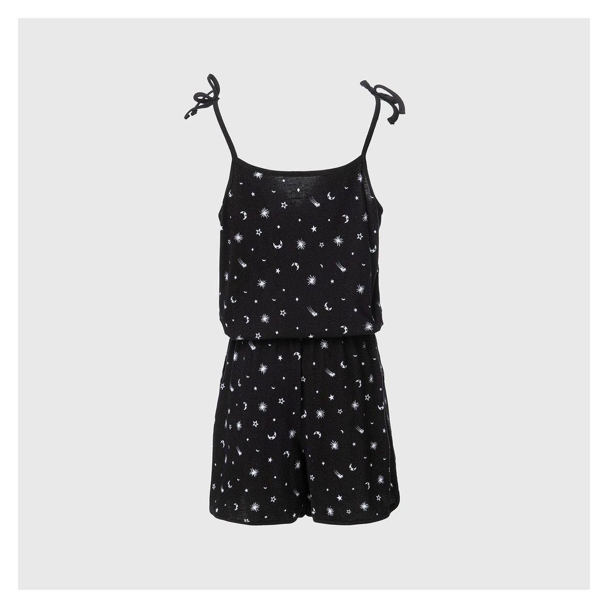 FASHION'S PARK - Enterito Full Print Negro/Blanco Fashion's Park