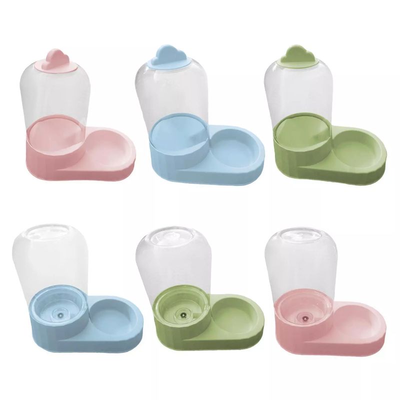 GENERICO - Dispensadores de Agua y Comida para Mascotas Pack