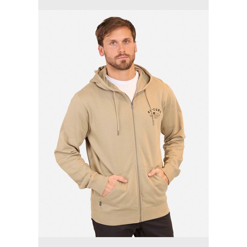 RIP CURL - Poleron FZ Fabulus Café Hombre Rip Curl