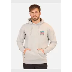 RIP CURL - Poleron Canguro Trad Raw Energy Gris Hombre
