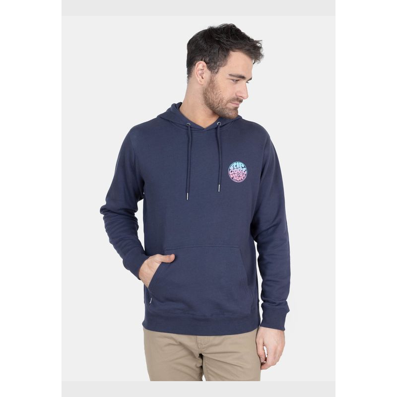 RIP CURL - Poleron Canguro Peliny Azul Hombre Rip Curl