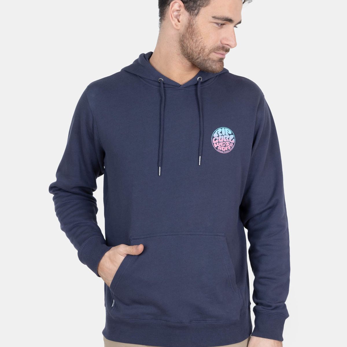 RIP CURL - Poleron Canguro Peliny Azul Hombre Rip Curl