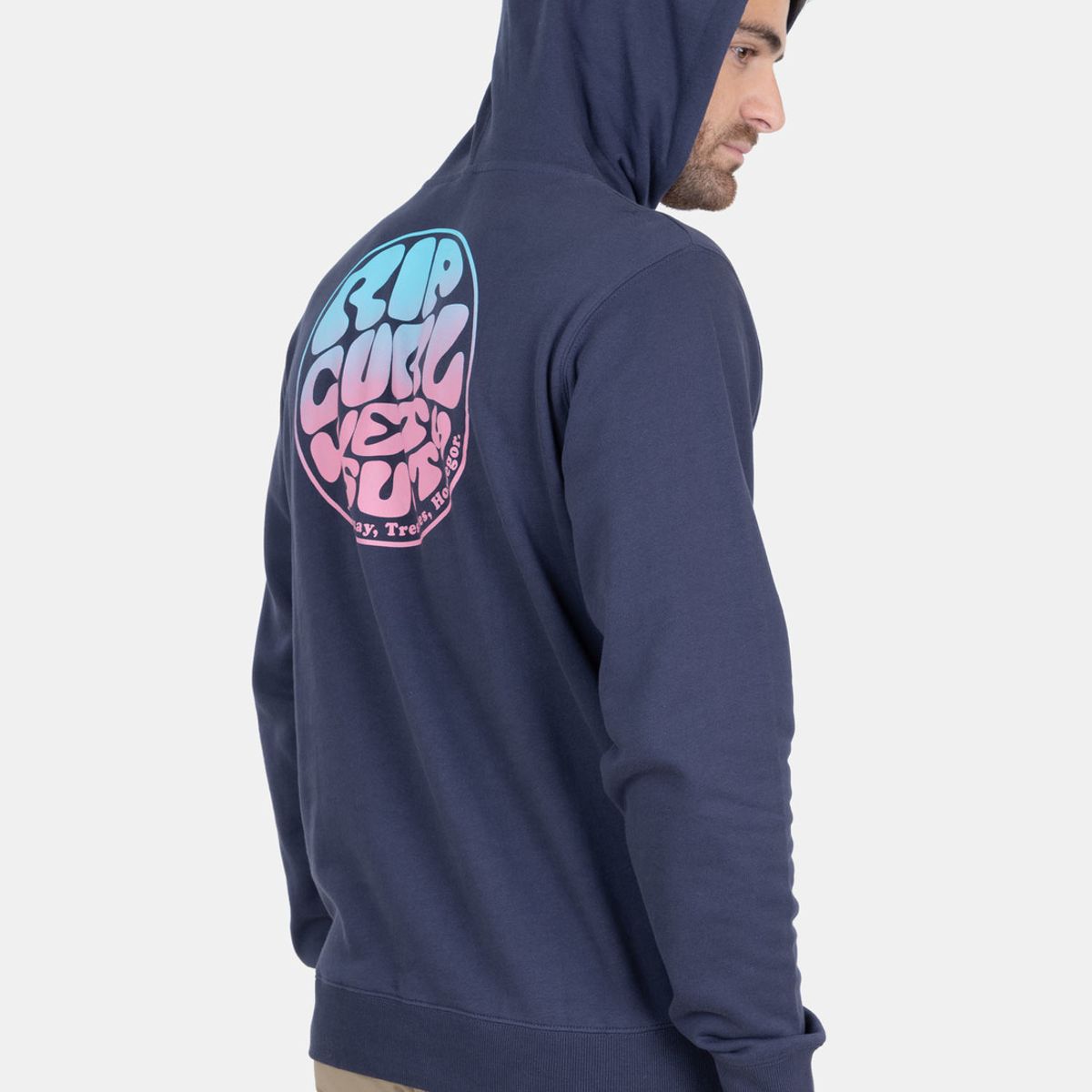 RIP CURL - Poleron Canguro Peliny Azul Hombre Rip Curl