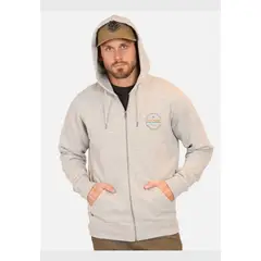 RIP CURL - Poleron FZ Retro Flag Gris Hombre