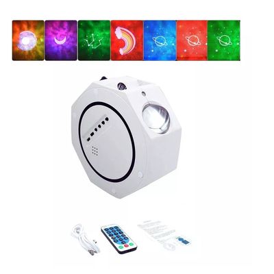 Imagen 2 del producto Lampara Galaxia Proyector Parlante Bluetooth Luz Rgb Control
