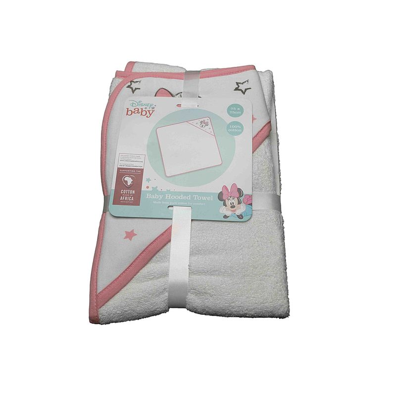 DISNEY - Toalla con capucha para bebé MINNIE