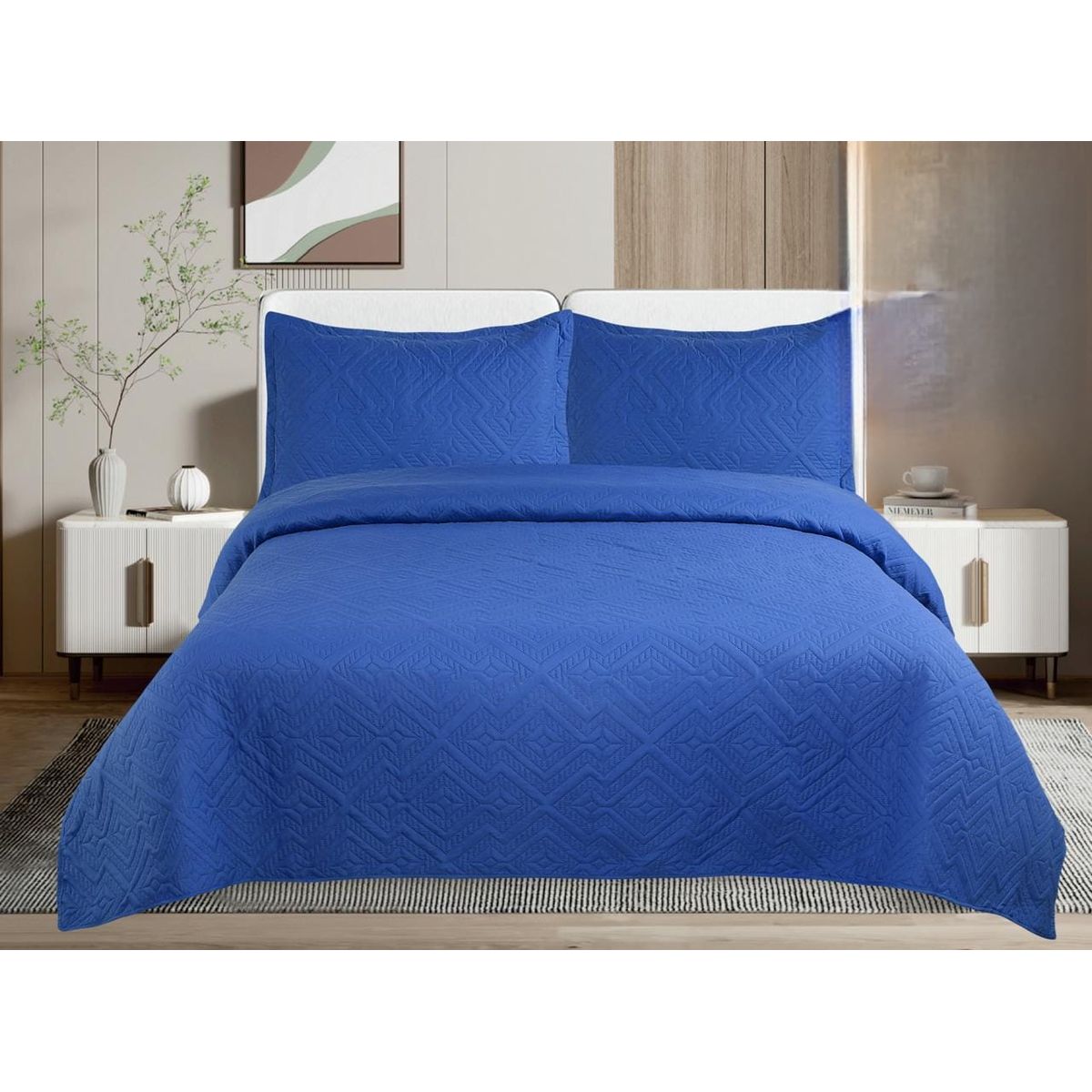 GENERICO - COBERTORES DE VERANO QUILTS REVERSIBLES