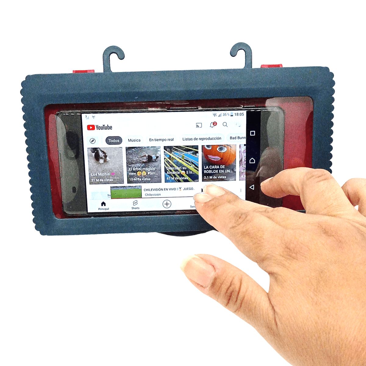 GENERICO - Soporte Impermeable de Celular Para Ducha Caja mágica