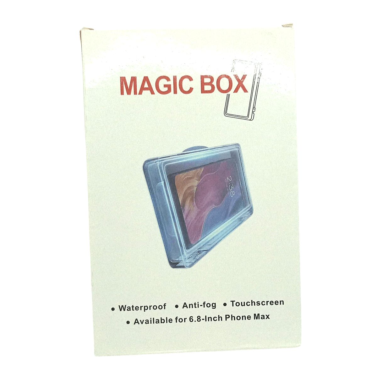 GENERICO - Soporte Impermeable de Celular Para Ducha Caja mágica