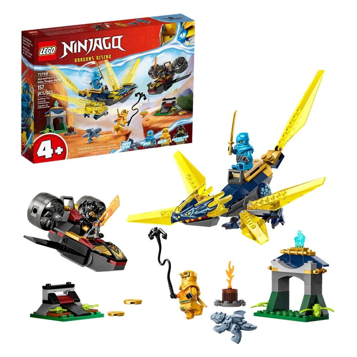 LEGO - LEGO Batalla Por El Dragón Bebé De Nya Y Arin - 71798