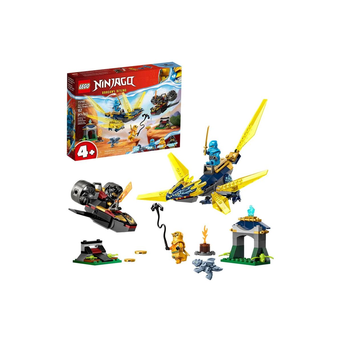 LEGO - LEGO Batalla Por El Dragón Bebé De Nya Y Arin - 71798