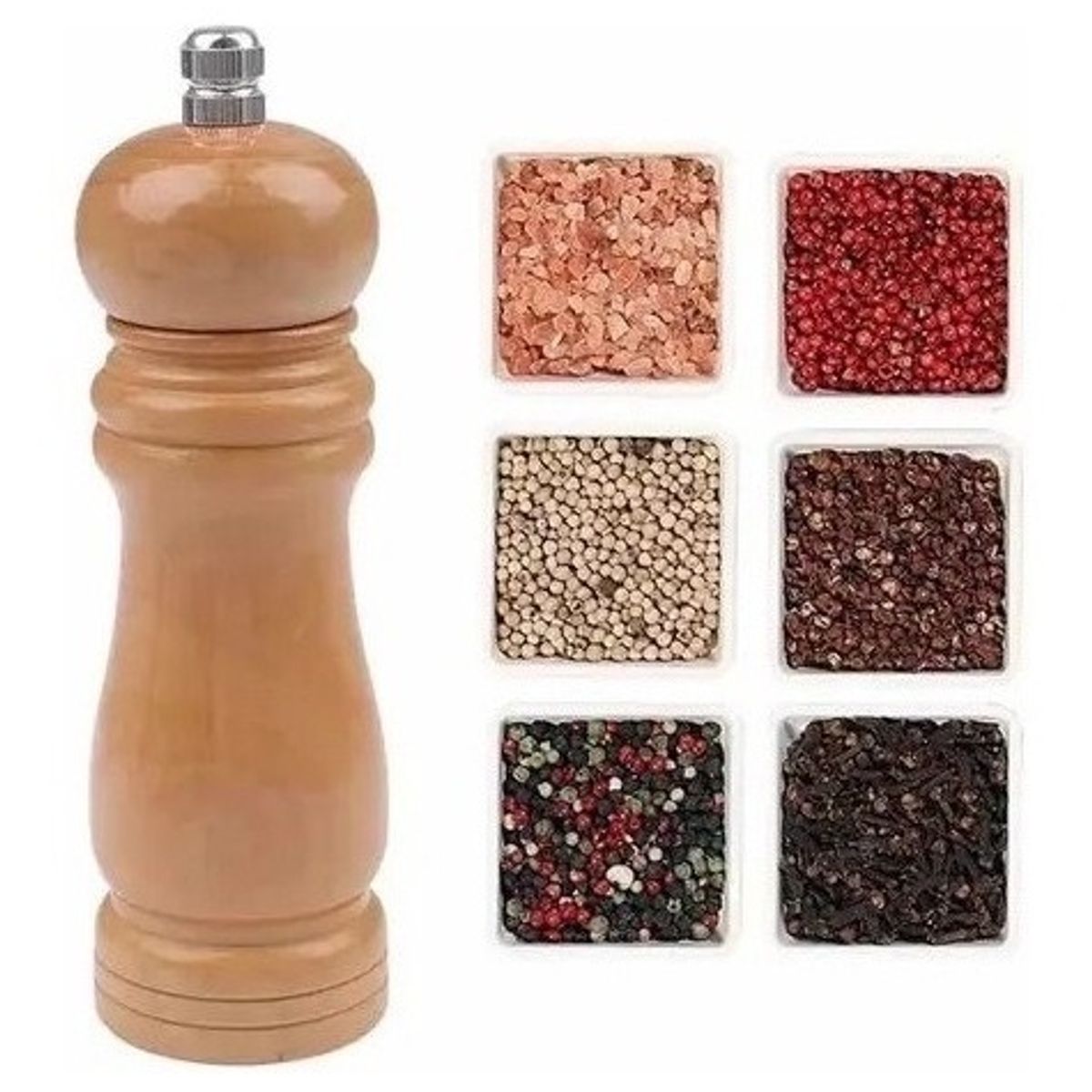 GENERICO - Molinillo De Pimienta Molino Moledor De Sal