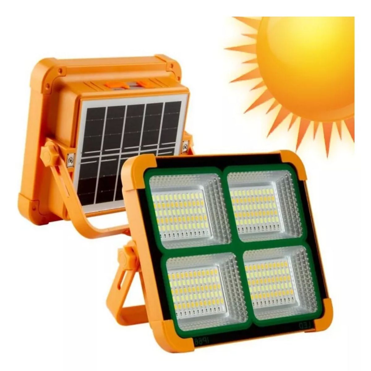 JM IMPORT - Foco Solar Reflector Led Ip66 Recargable 1000w