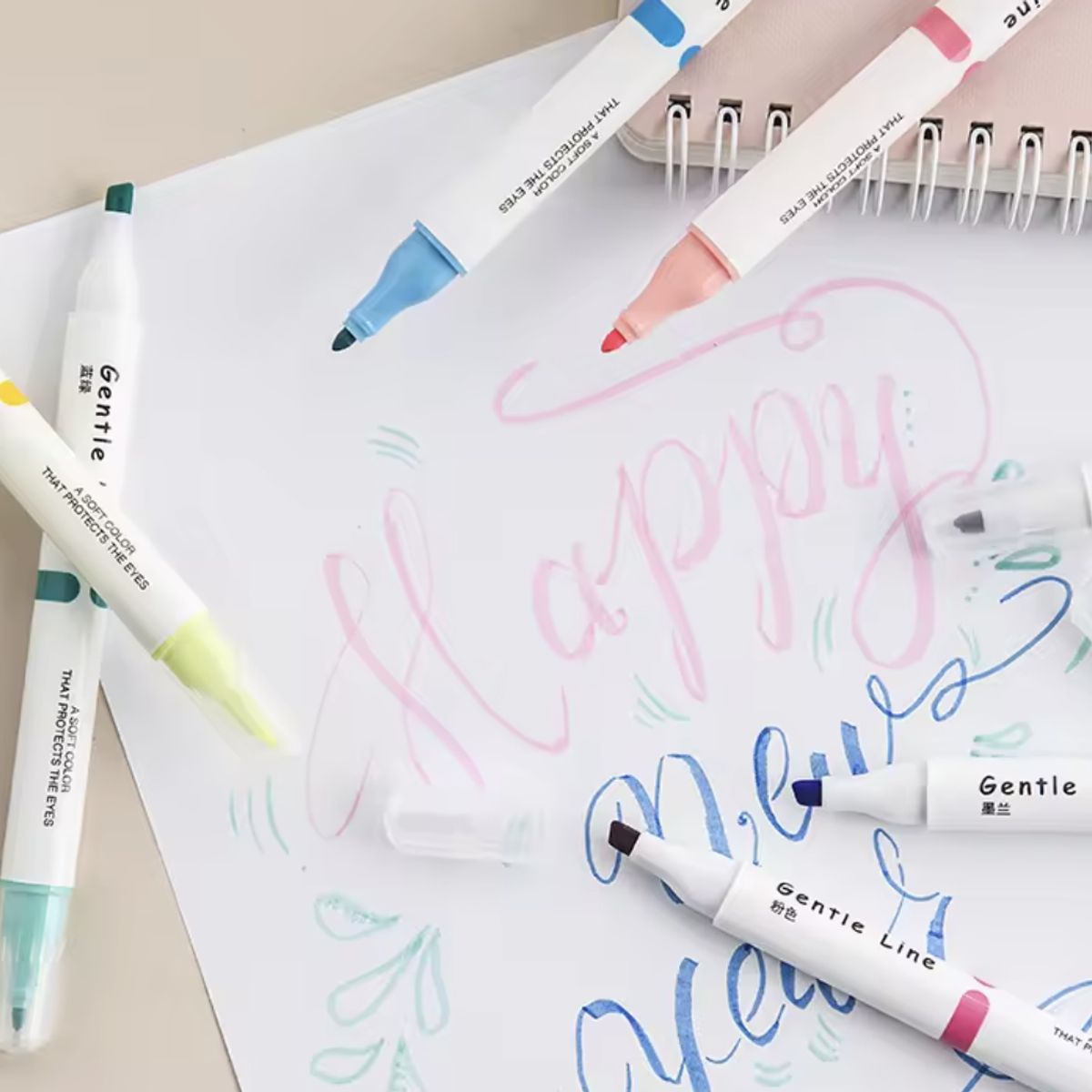 GENERICO - Set marcadores gentle line 12 pcs