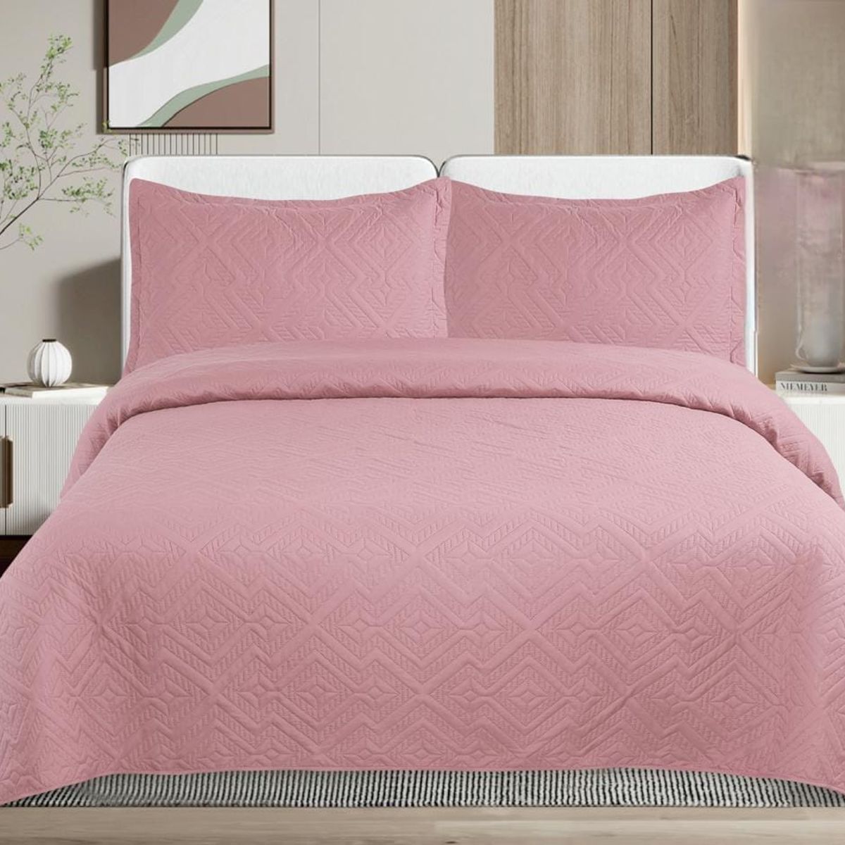 GENERICO - COBERTORES DE VERANO QUILTS REVERSIBLES