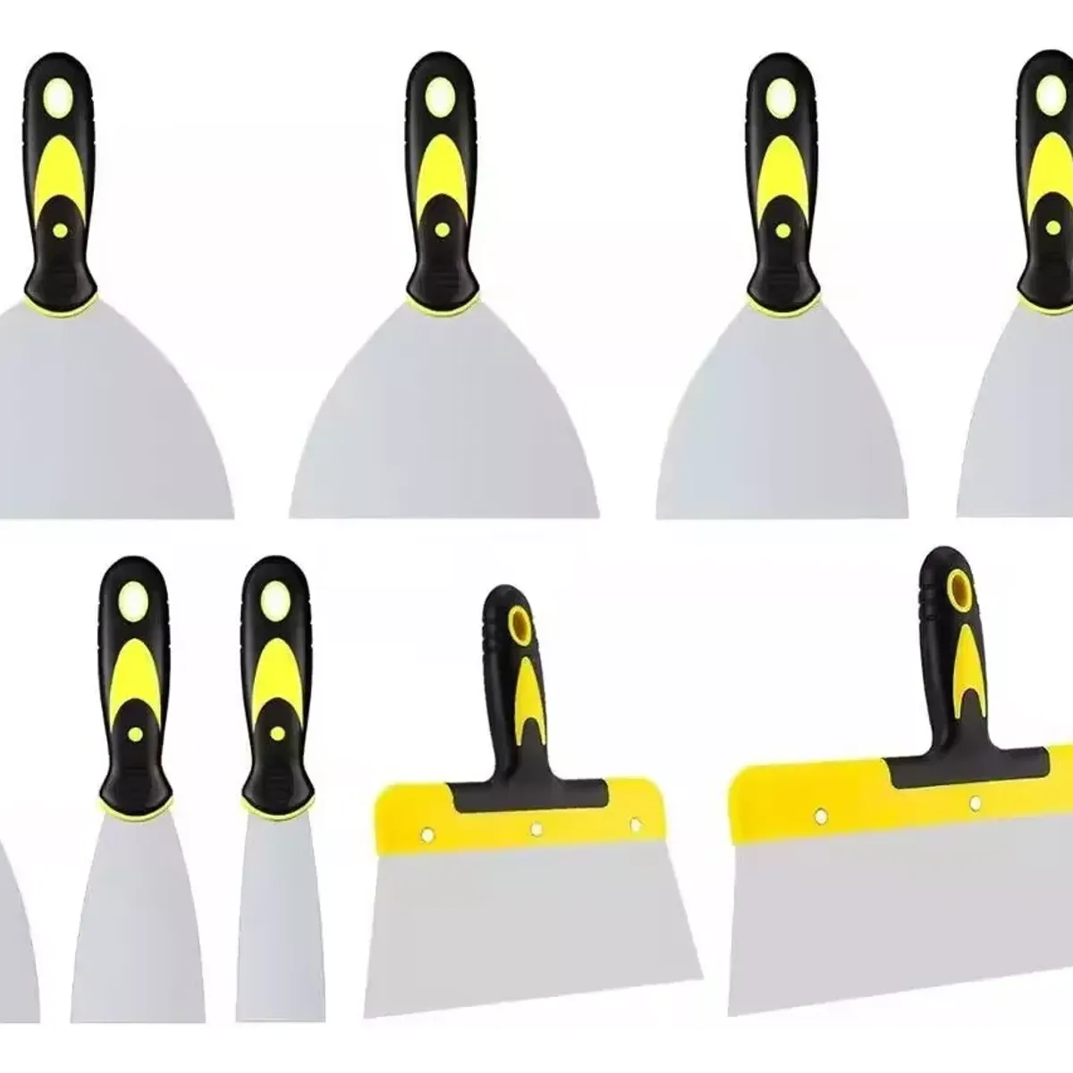 DEKANO - espátulas 9 Pzs Espatula Tapizadora Flexible Construccion Inoxidable