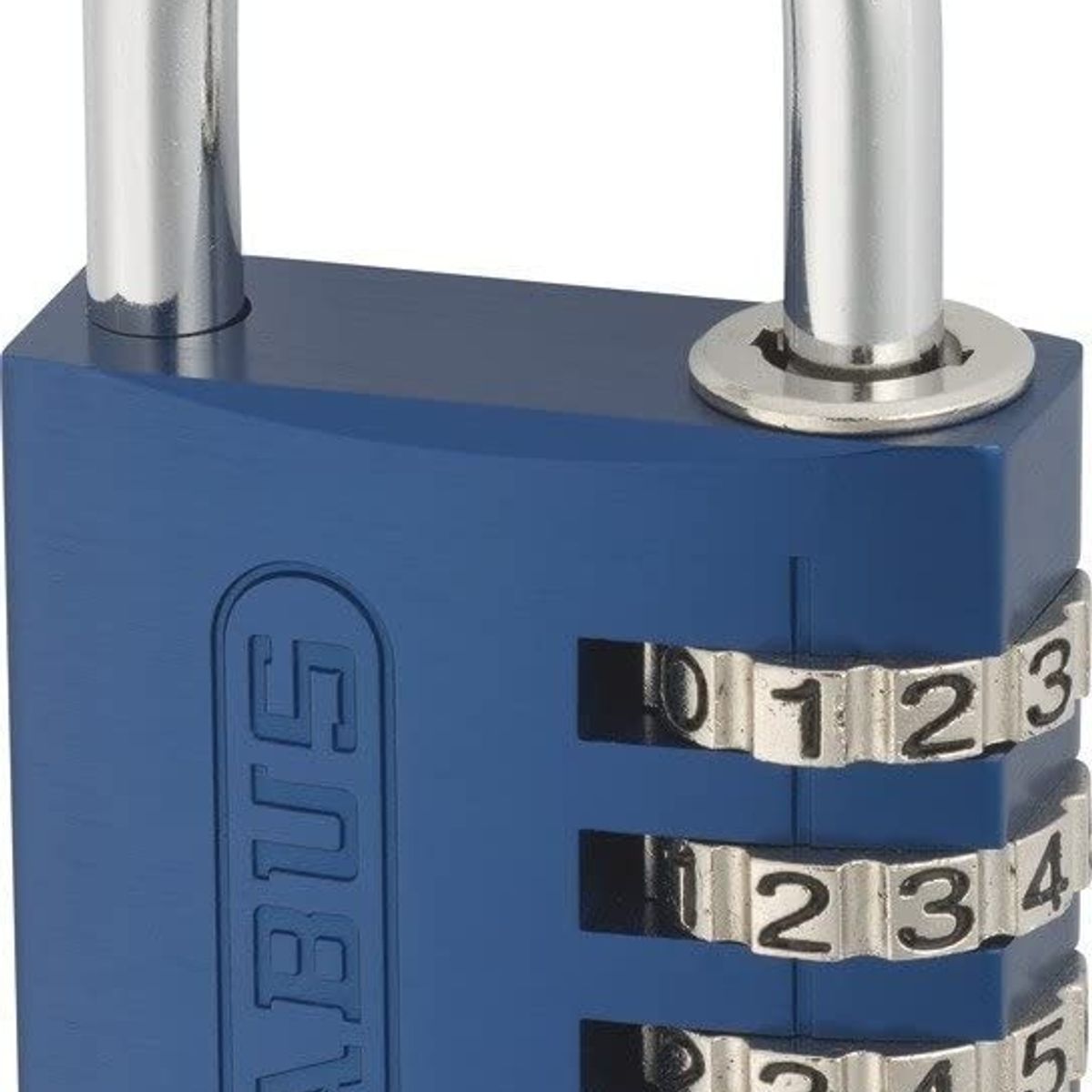 GENERICO - Candado Abus Clave Numerica Aluminio 14540 Reprogramable Azul