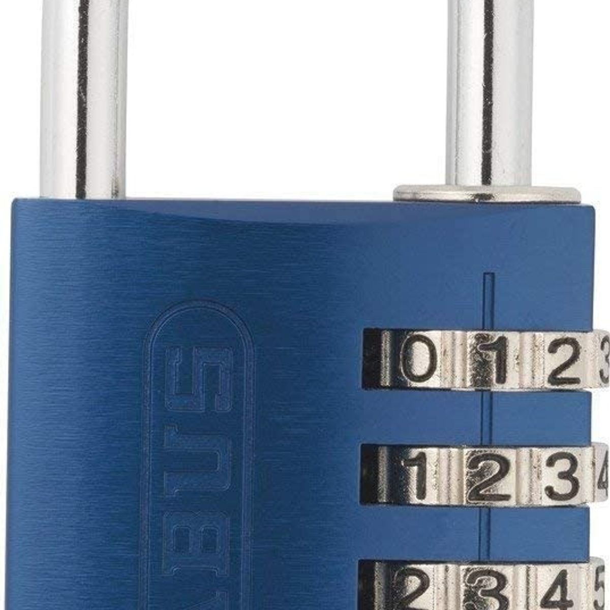 GENERICO - Candado Abus Clave Numerica Aluminio 14540 Reprogramable Azul