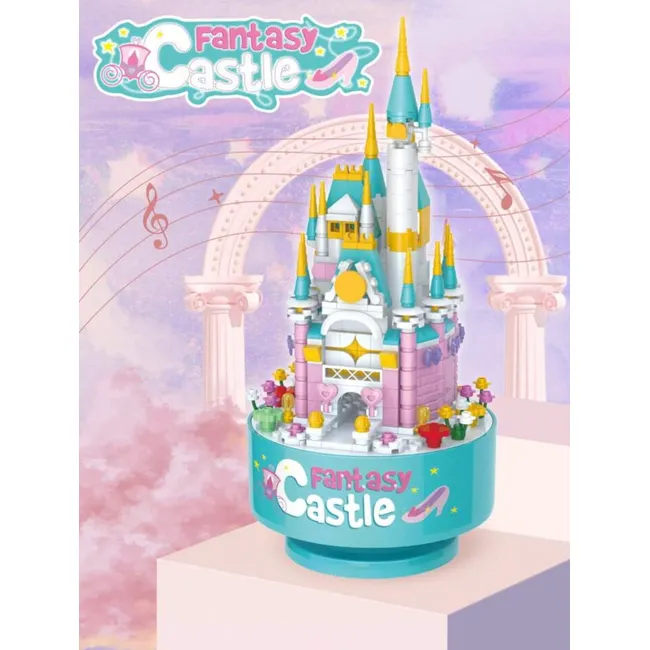 GENERICO - Bloques De Construcción Castillo Con Caja Musical