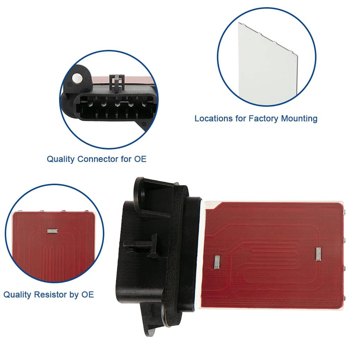 KUANGYE - Resistencia Calefacción Para Chevrolet Sonic Tracker Spark