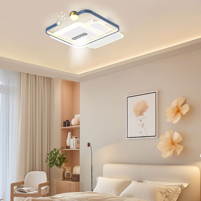 HALMAN - Lámpara de techo LED tricolor Star Modern