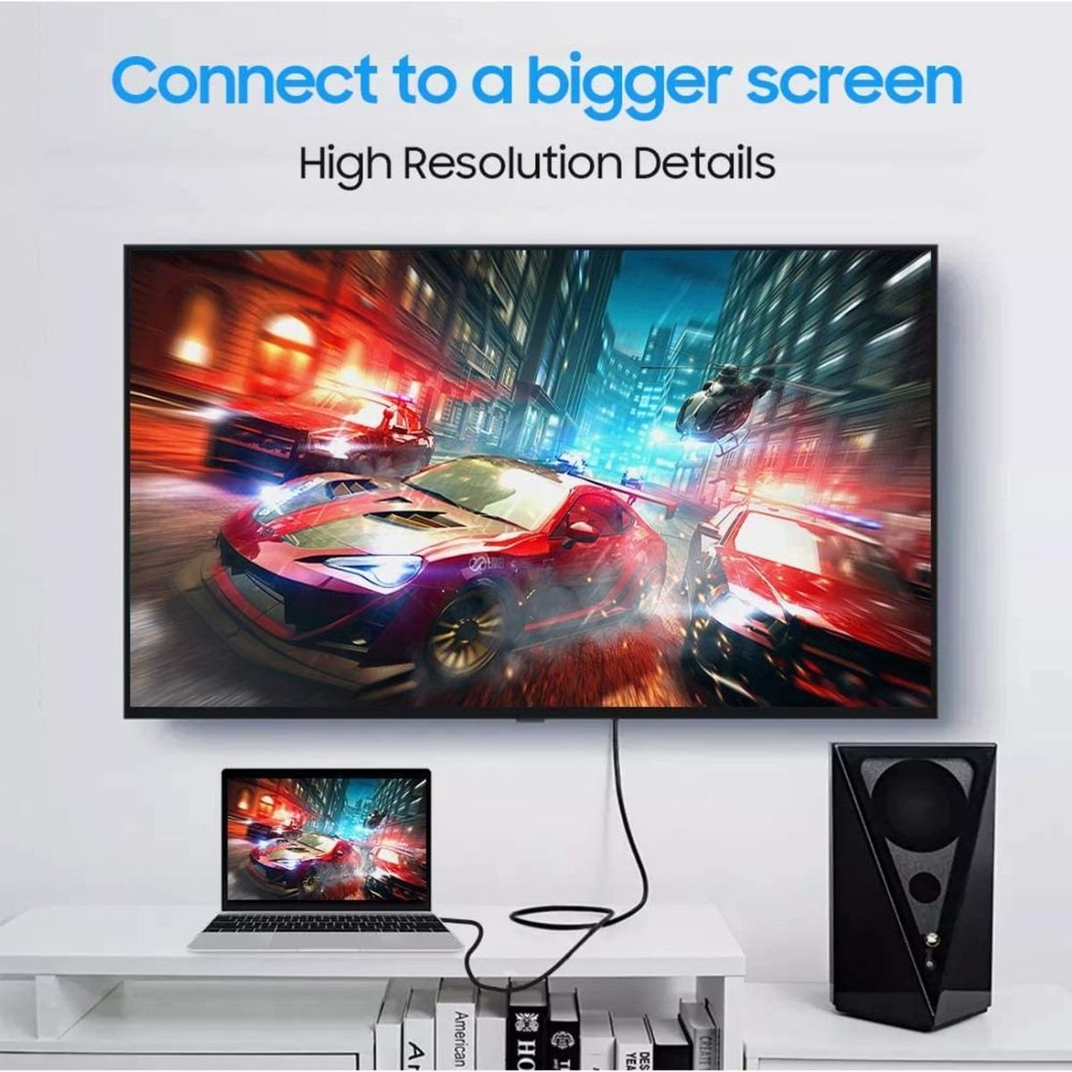 BAZUCA - Cable Hdmi 30 Metros Mallado 4K Full Hd Con Filtros