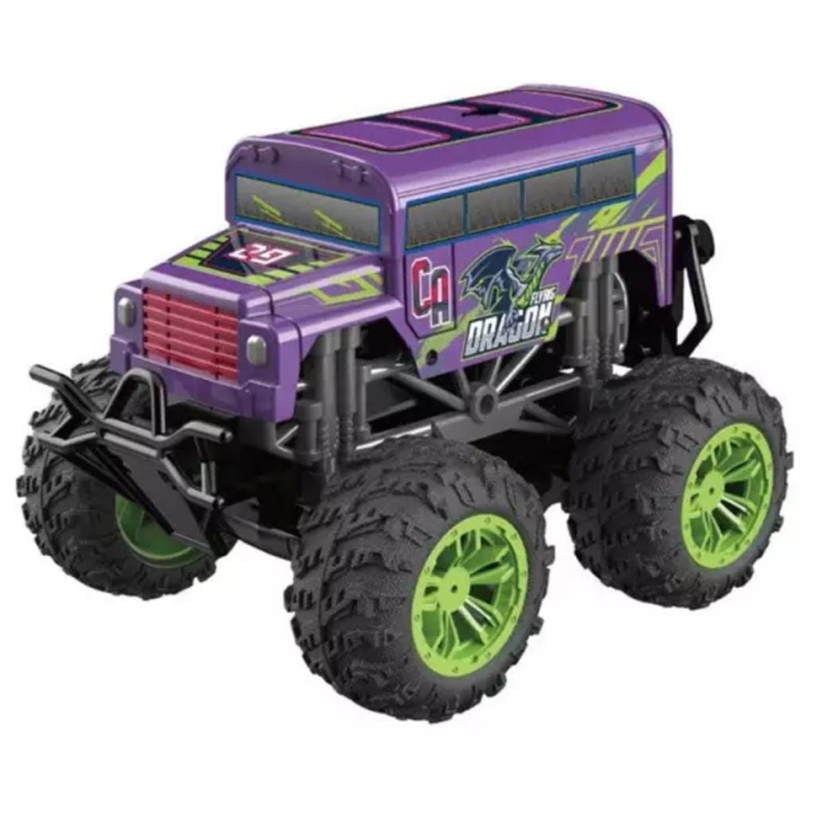 GENERICO - AUTO 4X4 CONTROL REMOTO MUSICA LUCES VAPOR COLORFUL