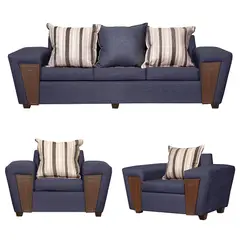 RUZAM MOBEL - JUEGO DE LIVING 3-1-1 CRETA MARENGO LINO