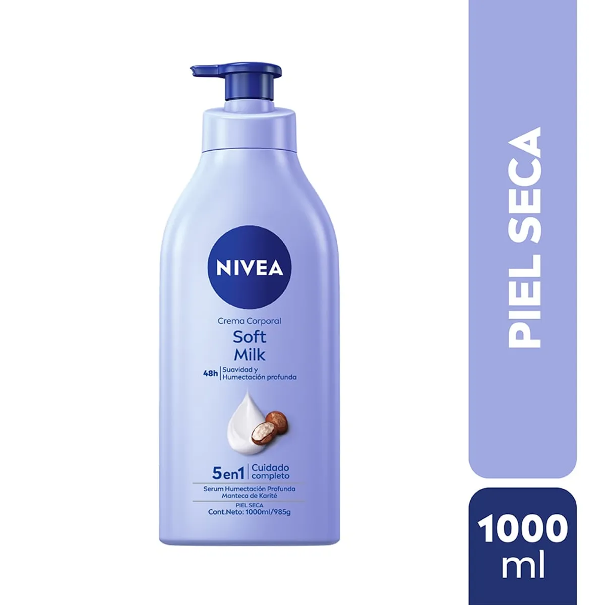 NIVEA - NIVEA Crema Humectante Soft Milk (1000ml)