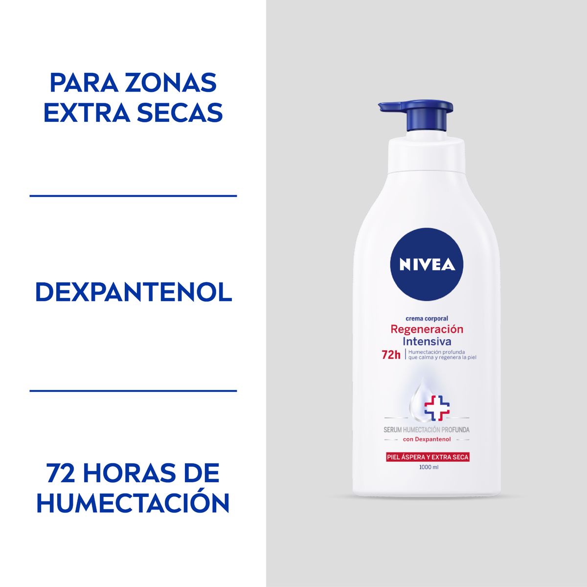 NIVEA - NIVEA Crema Corporal Regeneración Intensiva 1000ml