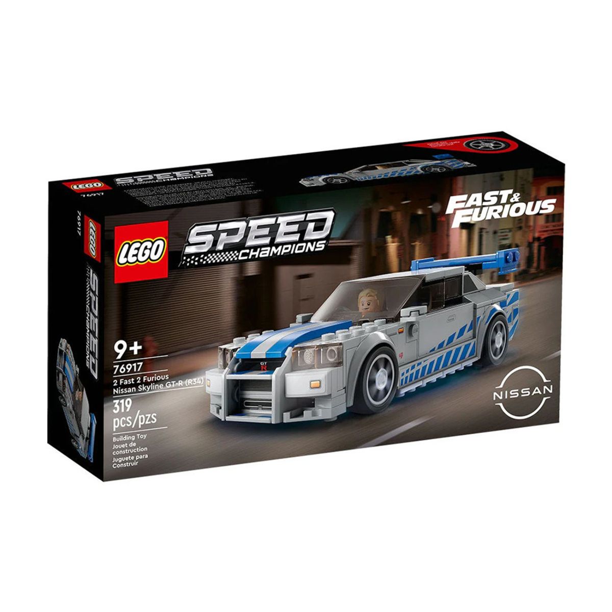 LEGO - LEGO Nissan Skyline Gt-R(R34) Más Rápido Más Furioso - 76917