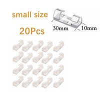 Organizador Cables Para Escritorio PC Notebook Con Adhesivo 20 Piezas