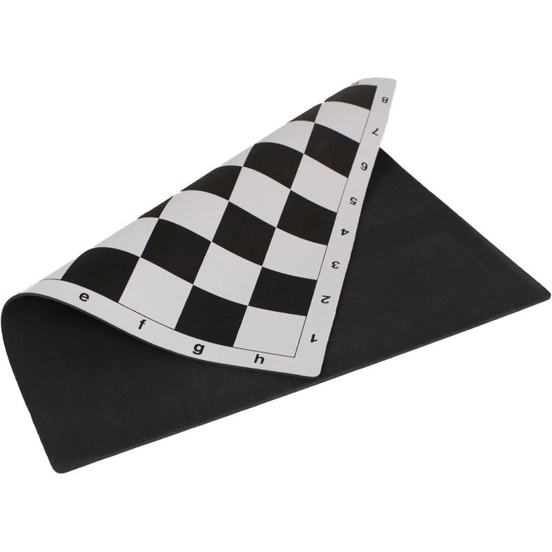 NACION AJEDREZ - Tablero Ajedrez De Vinilo Enrollable Profesional Negro