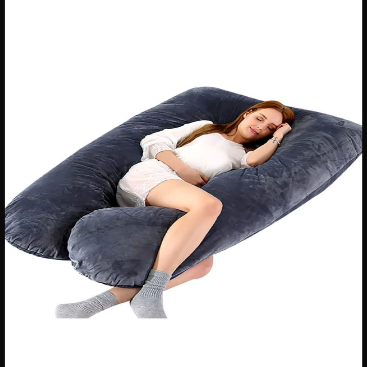 GENERICO - Cojín Maternal Para Embarazada Super Cómodo - GRIS