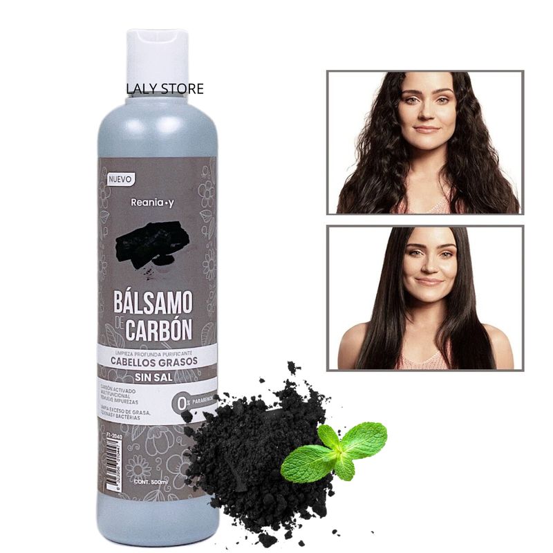 GENERICO - Acondicionador De Carbon Sin Sal Limpieza Profunda