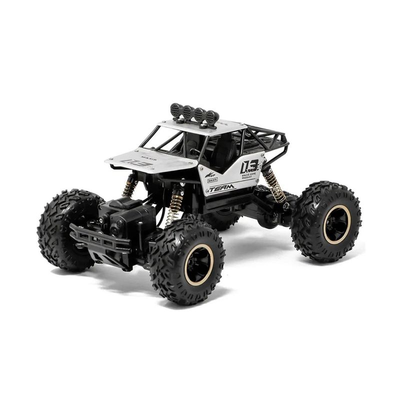 GENERICO - Jeep A Control Remoto Todo Terreno Recargable Gris - SC