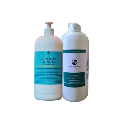 Imagen 2 del producto KIT 2 PASOS ALISADO ORGANICO TIPO CIRUGIA CAPILAR para cabello frágil